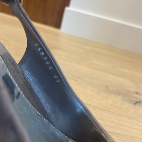 Gucci suede wedge heel, size 40 - Picture 3 of 6